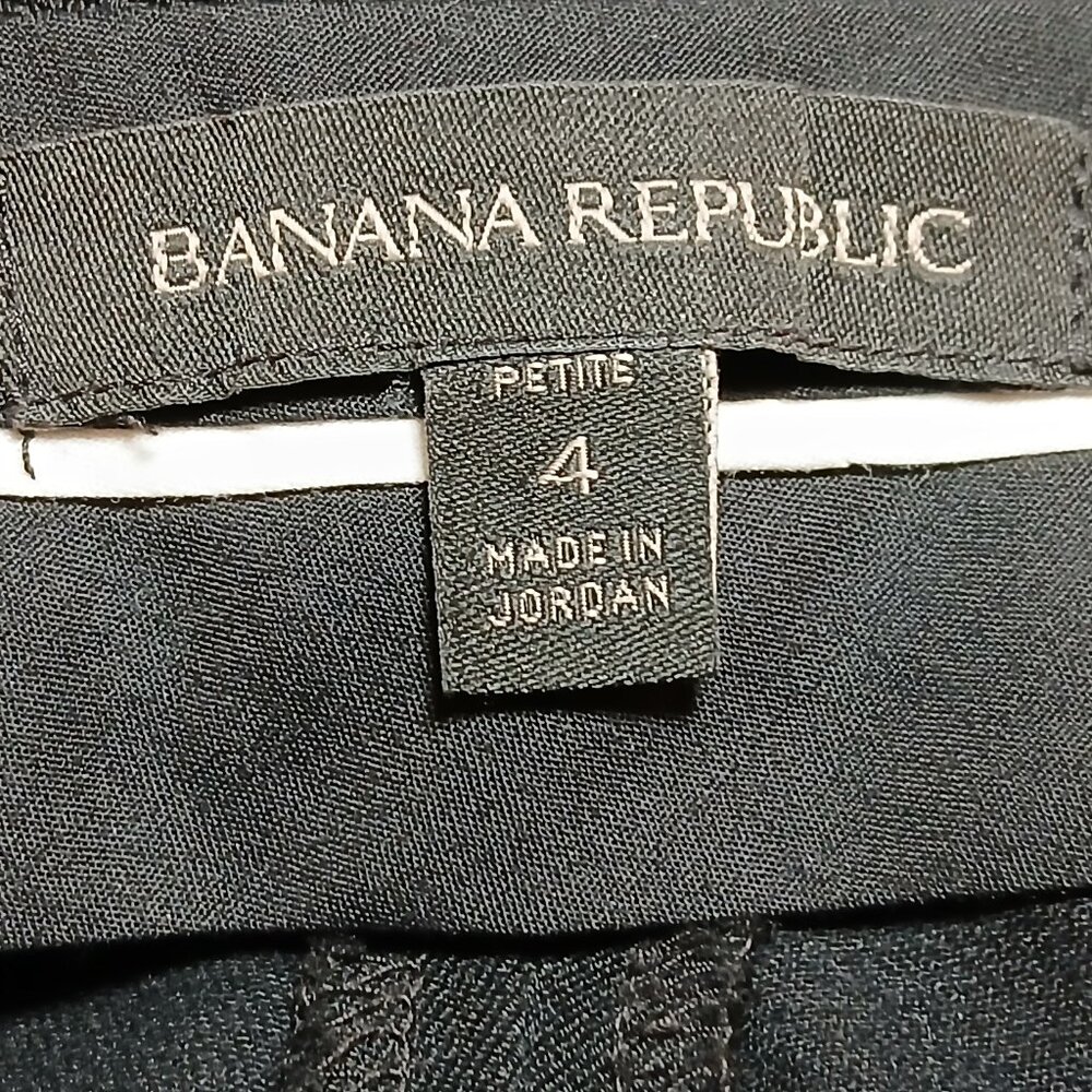 BANANA REPUBLIC Sloan Black Ankle Straight Leg Trousers - EUC - Picture 5 of 11